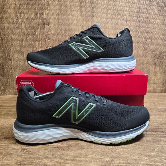 Copied - Mens New Balance Fresh Foam 680v7 Black Size 12 D Medium Running Shoes - Picture 2 of 16